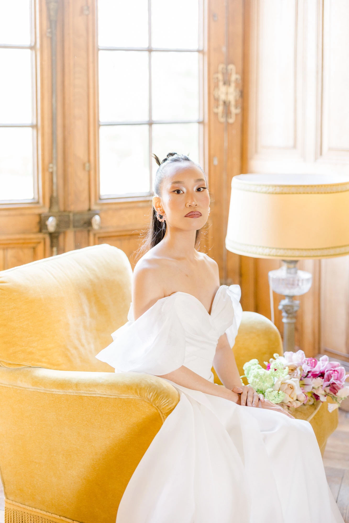 robe rose marron gris orange